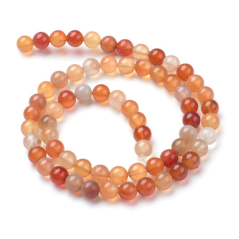 Carnelian Round Beads 4mm