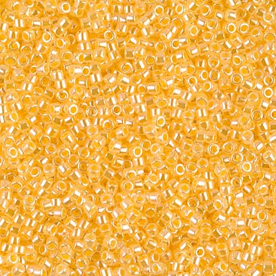 DB0233 - Crystal/Butterscotch Inside Color Lined Ceylon 10 grams