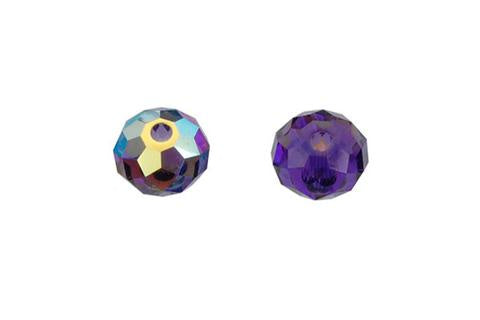 Rondelle Purple Velvet (AB) 8mm 4pc