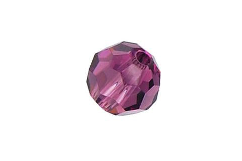 Faceted Round Amethyst (AB) 8mm 4pc