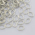 Open Jump Ring Oval Platinum 7X5X0.9mm