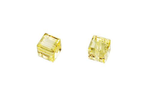 Cube Jonquil 4mm 12pc