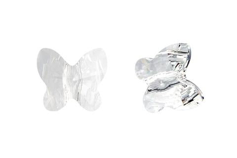 Butterfly Crystal 6mm 8pc