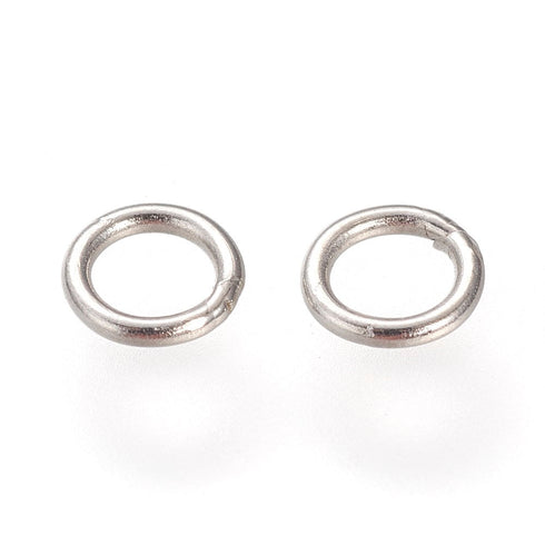 Stainless Steel Closed Rings 6mm