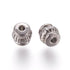 Tibetan Style Spacer Barrel Gunmetal 5mm 12pc