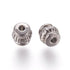 Tibetan Style Spacer Barrel Gunmetal 5mm 12pc