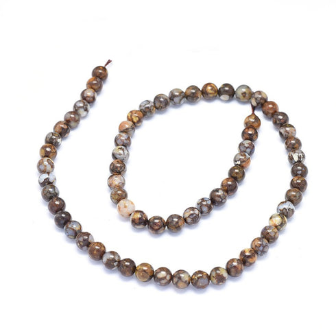 African Opal Round Beads 6mm