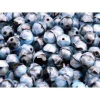 Aqua Jet Moonlight Faceted 8mm