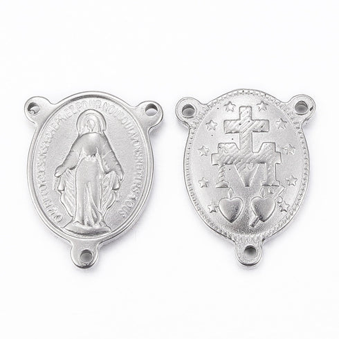 Rosary Link Stainless Steel