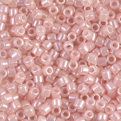 DBL0234 - Crystal/Pastel Pink Inside Color Lined Ceylon