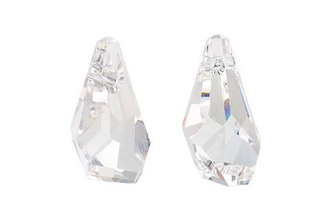 Polygon Drop Crystal 17mm 2pc