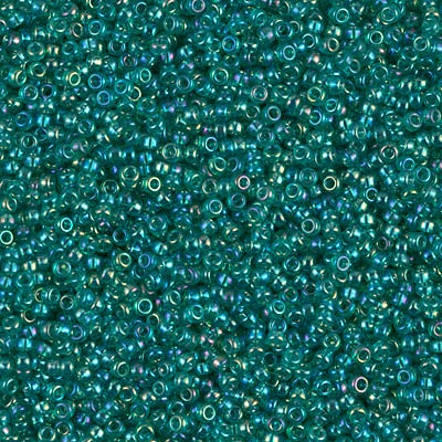 15-0295 - Green Transparent/Rainbow 10 grams