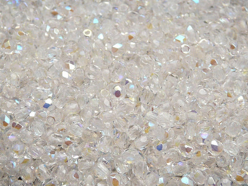 Crystal AB Faceted 3mm