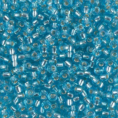 8-0018 - Blue Topaz Transparent/Silver Lined 10 grams