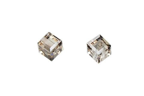 Cube Crystal (Satin) 6mm 6pc