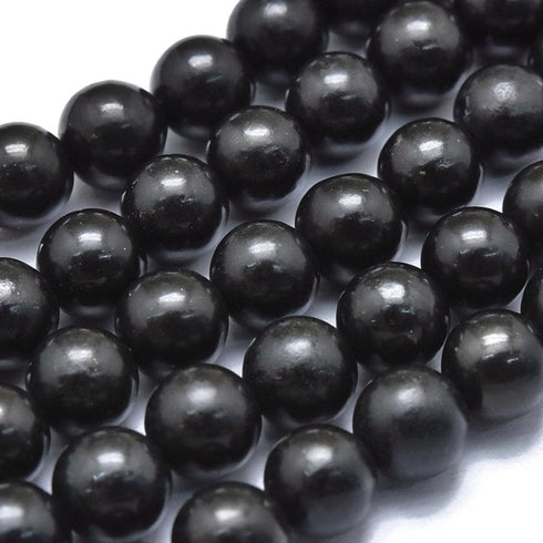 Shungite Round Beads 8mm