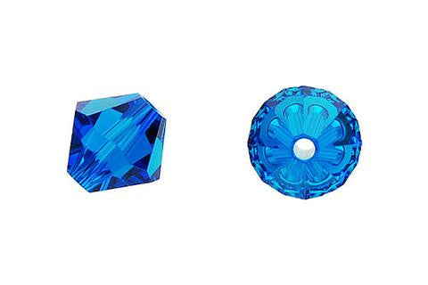 Bicone Capri Blue 8mm 8pcs