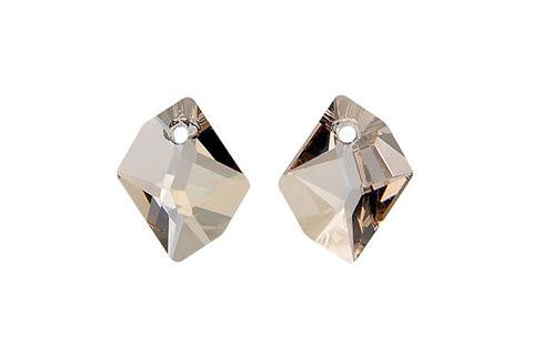 Cosmic Pendant Crystal (Silver Shade) 14mm 2pc