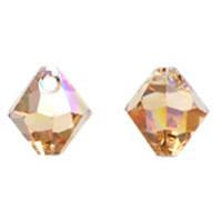 Bicone Pendant Light Colorado Topaz (AB) 8mm 4pc