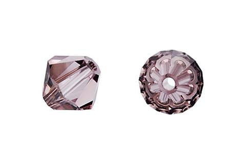 Bicone Light Amethyst (Satin) 6mm 12pcs