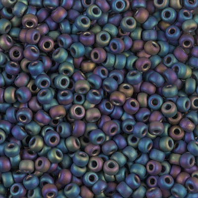 8-0401FR - Black Opaque/Rainbow/Matte 10 grams