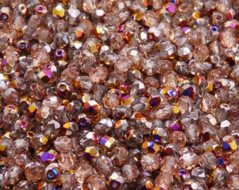 Crystal Sliperit Faceted 4mm