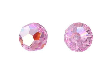 Faceted Round Rosaline (AB) 8mm 4pc