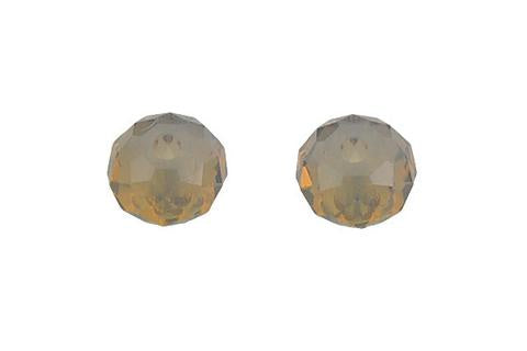 Rondelle Light Grey Opal 8mm 4pc