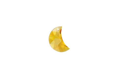 Moon Pendant Topaz 30mm 1pc