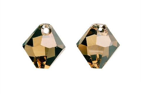 Bicone Pendant Light Colorado Topaz (Satin) 8mm 4pc