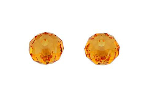 Rondelle Topaz 8mm 4pc