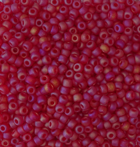 11-0140FR Red Transparent/Matte/Rainbow 10 grams