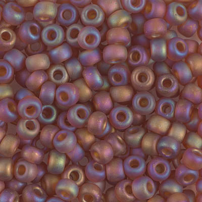 6-0134FR - Dark Amber Transparent/Matte/Rainbow 10 grams