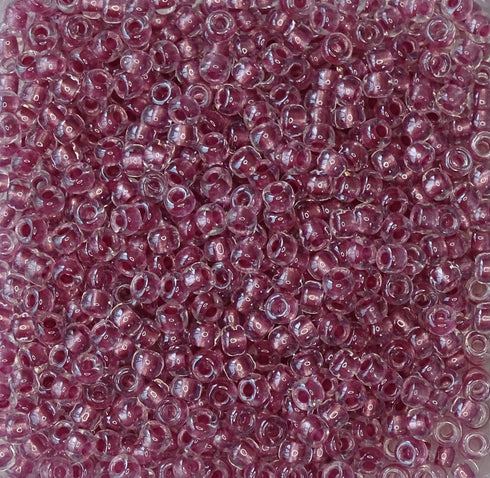 6-1524 - Crystal/Mauve Inside Color Lined 10 grams
