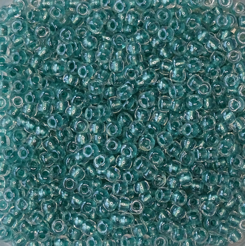 6-1528 - Crystal/Aqua Inside Color Lined 10 grams