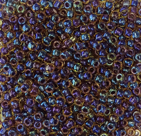 6-1839 - Amber/Amethyst Inside Color Lined 10 grams