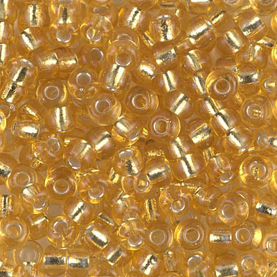 6-0003 - Gold Transparent/Silver Lined 10 grams