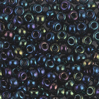 6-0452 - Midnight Blue Metallic/Rainbow 10 grams