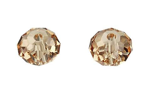 Rondelle Light Colorado Topaz 8mm 4pc