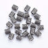 Stainless Viking Runes Hair Beads 16x13mm 2pcs