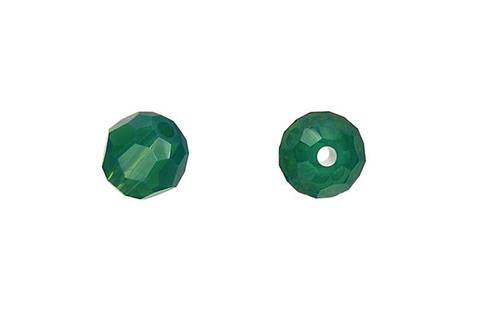 Faceted Round Palace Green Opal 8mm 4pc