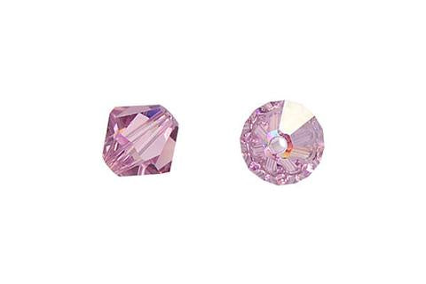 Bicone Light Amethyst (AB) 8mm 8pcs