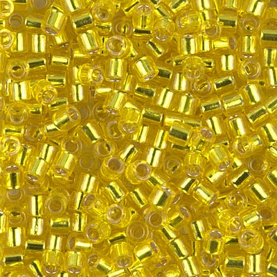 DBL0145 - Yellow Transparent/Silver Lined
