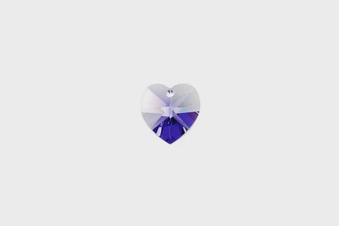 Heart Pendant Tanzanite 10mm 4pc