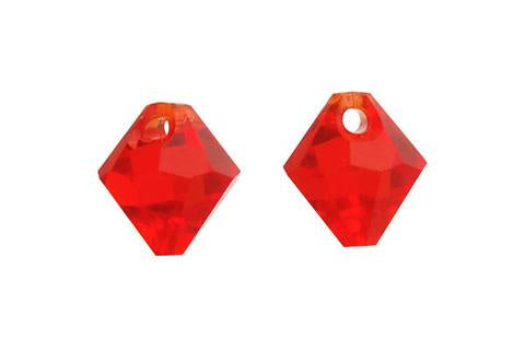 Bicone Pendant Hyacinth 6mm 8pcs