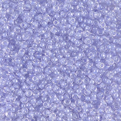11-0222 - Crystal/Lavender Inside Color Lined 10 grams