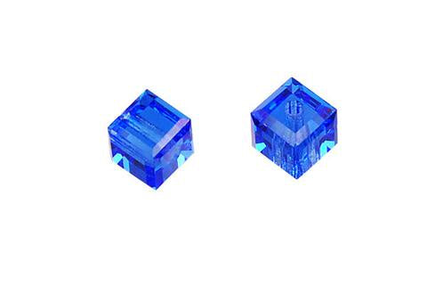 Cube Sapphire 4mm 12pc