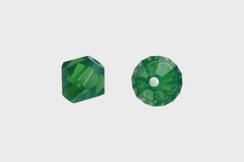 Bicone Palace Green Opal 6mm 12pcs