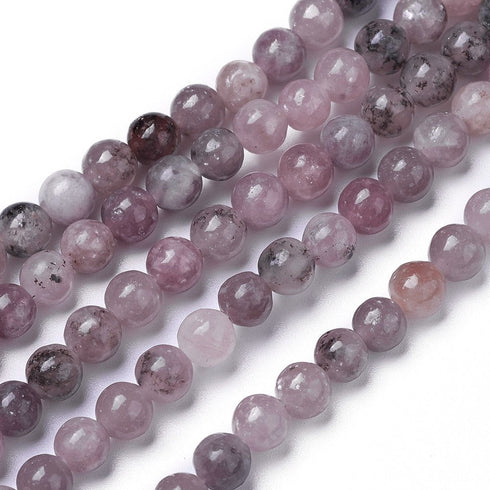 Lepidolite Round Beads 6mm