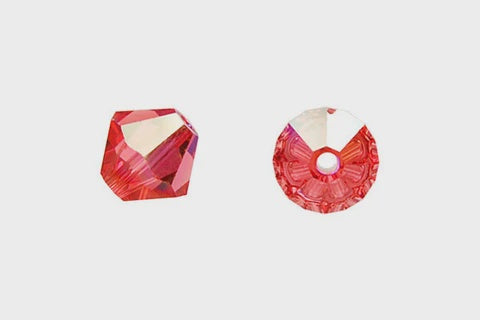 Bicone Padparadscha (AB) 6mm 12pcs